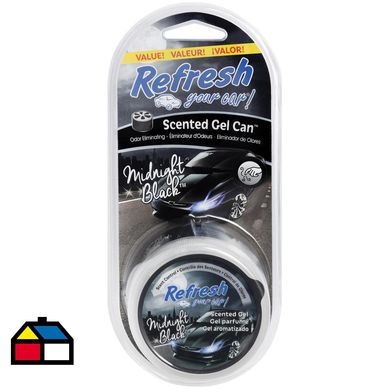 Eliminador de olores gel can fragancia midnight black.