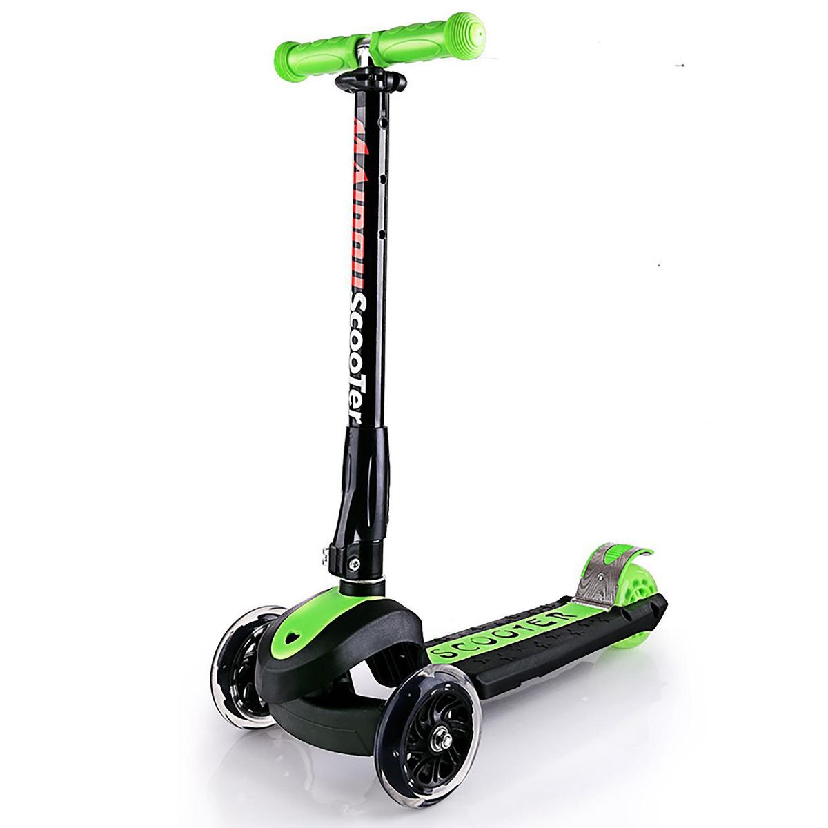 KIDSCOOL - Scooter infantil regulable verde
