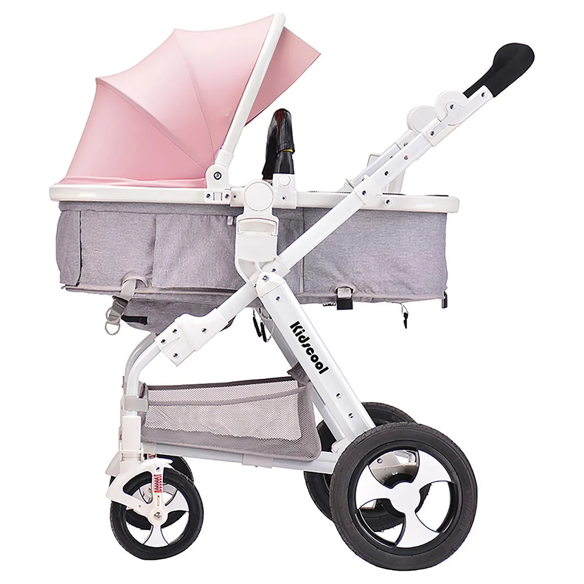 KIDSCOOL - Coche cuna travel system rosado