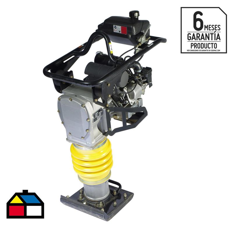LEMACO - Vibropisón 330 x 285 mm motor bencinero 4 HP