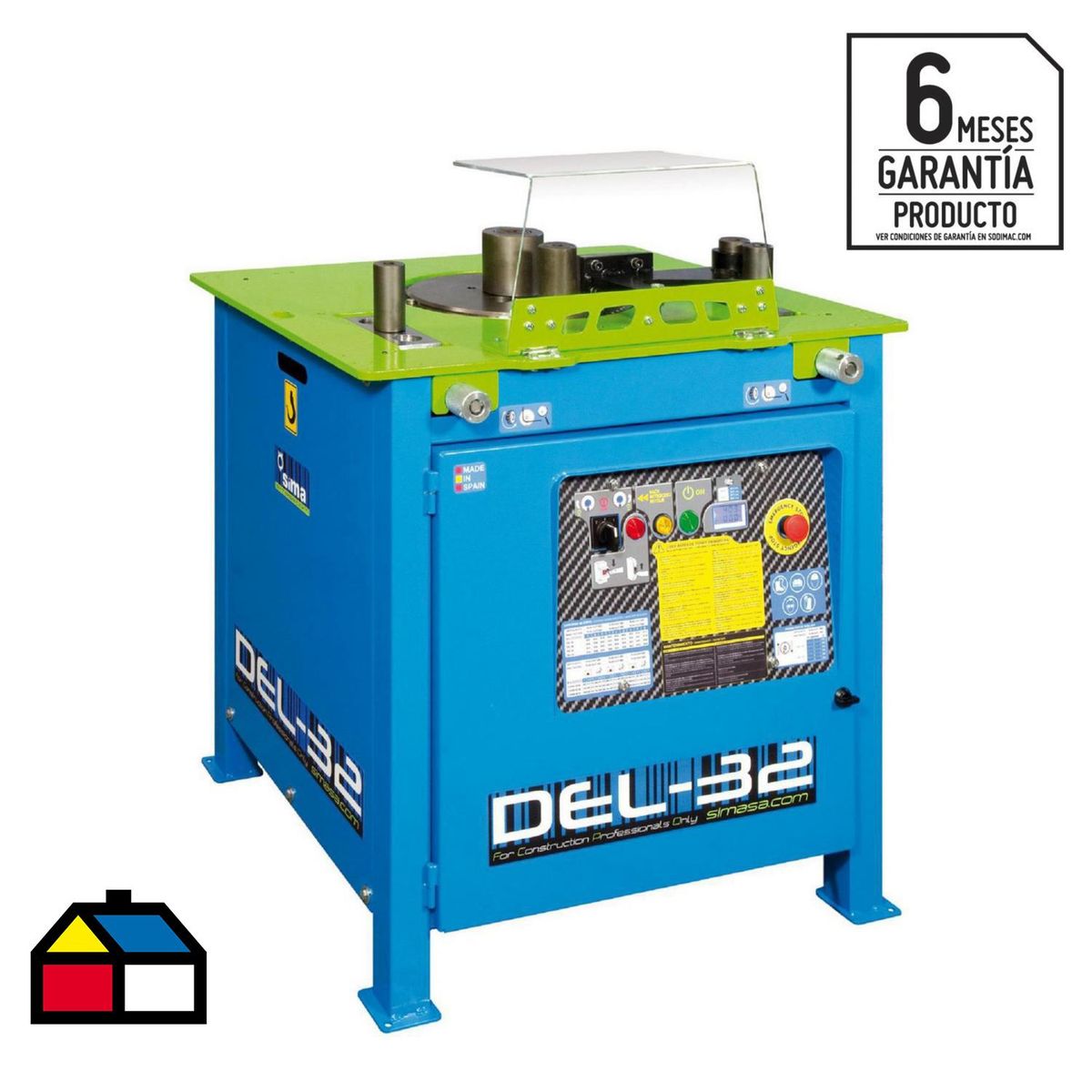 SIMA - Dobladora De Fierros De 25-32Mm Motor Trifásico 3 Hp