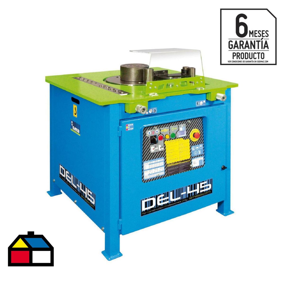 SIMA - Dobladora De Fierro 40-45Mm Trifásica 4 Hp