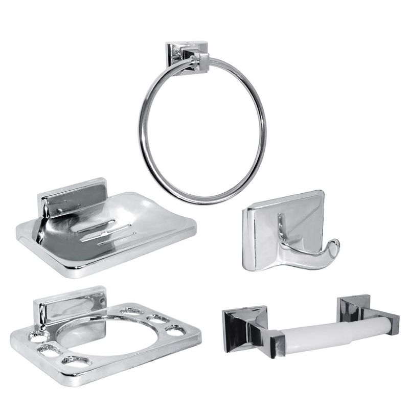 STRETTO - Kit accesorios baño 5 piezas Mossini