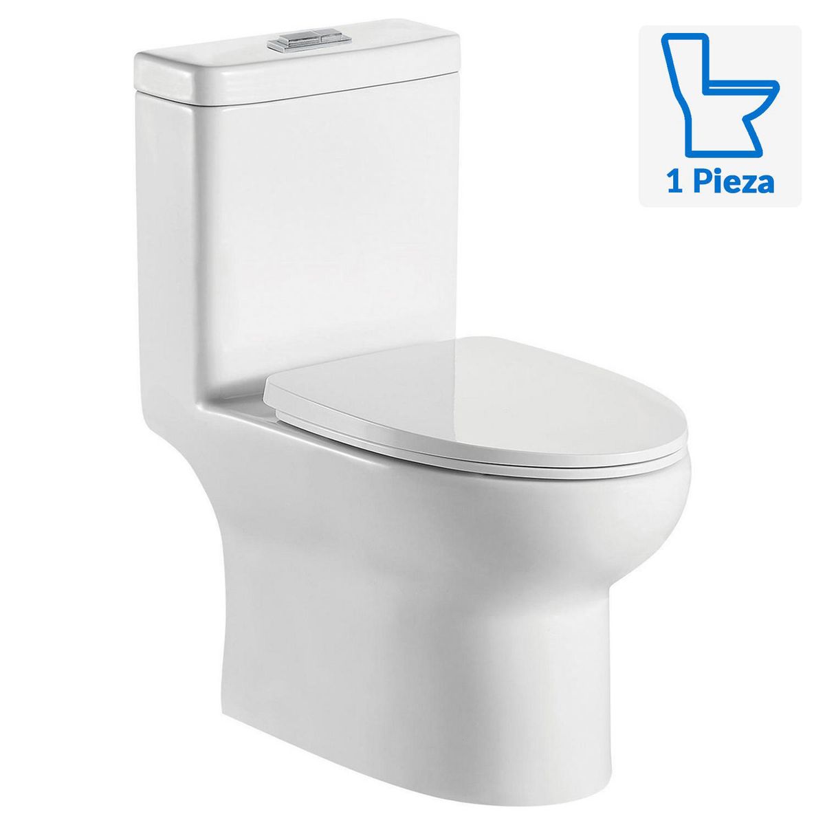 BRIGGS - Sanitario One piece Dual Múltiple 5 Litros OP Eleganza Blanco