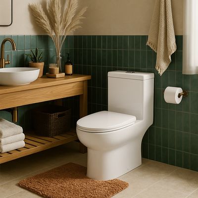 Imagen 2 del producto Sanitario One piece Dual Múltiple 5 Litros OP Eleganza Blanco