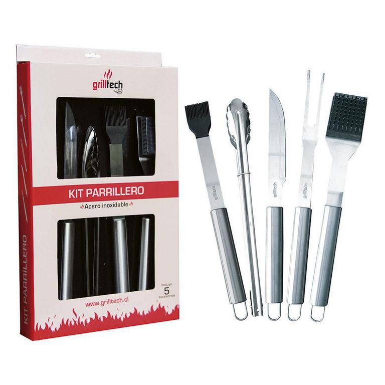 Set Parrillero 5 Accesorios
