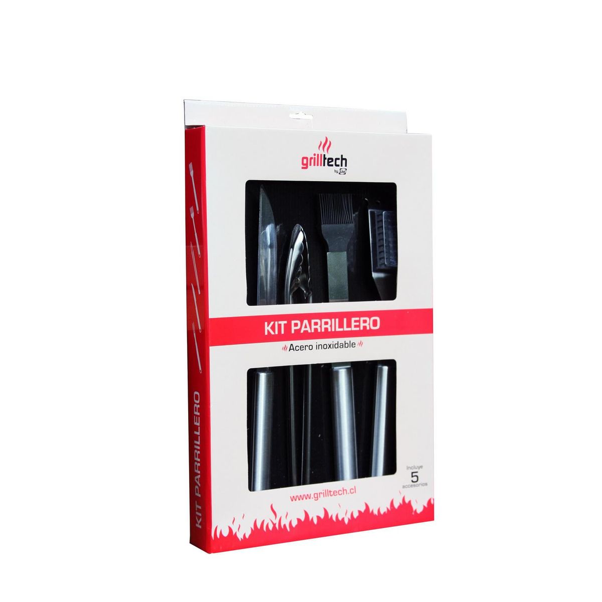 GRILLTECH - Set parrillero 5 accesorios