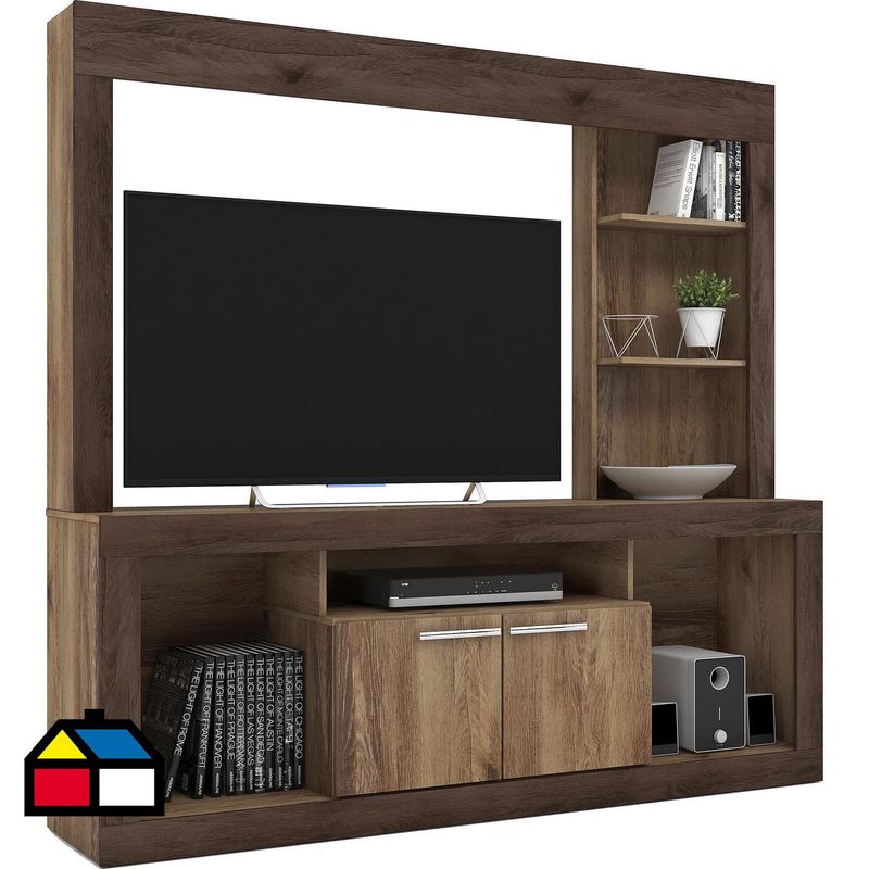 EXIT - Estante TV 51" 181x175x40 cm canela/café