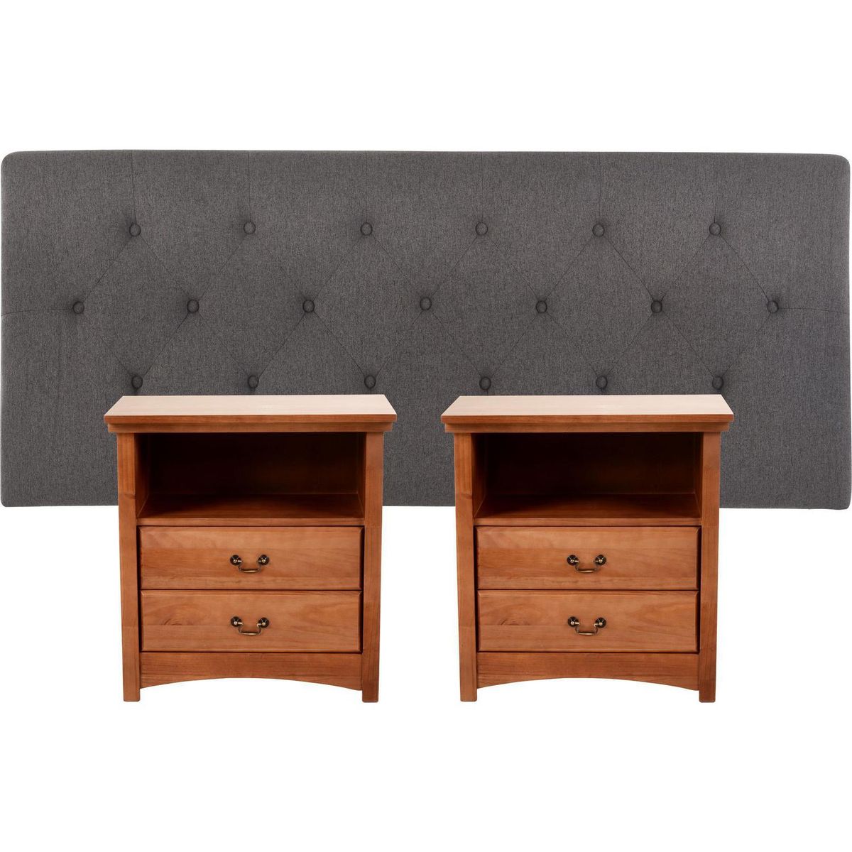 CIC - Respaldo + 2 velador king