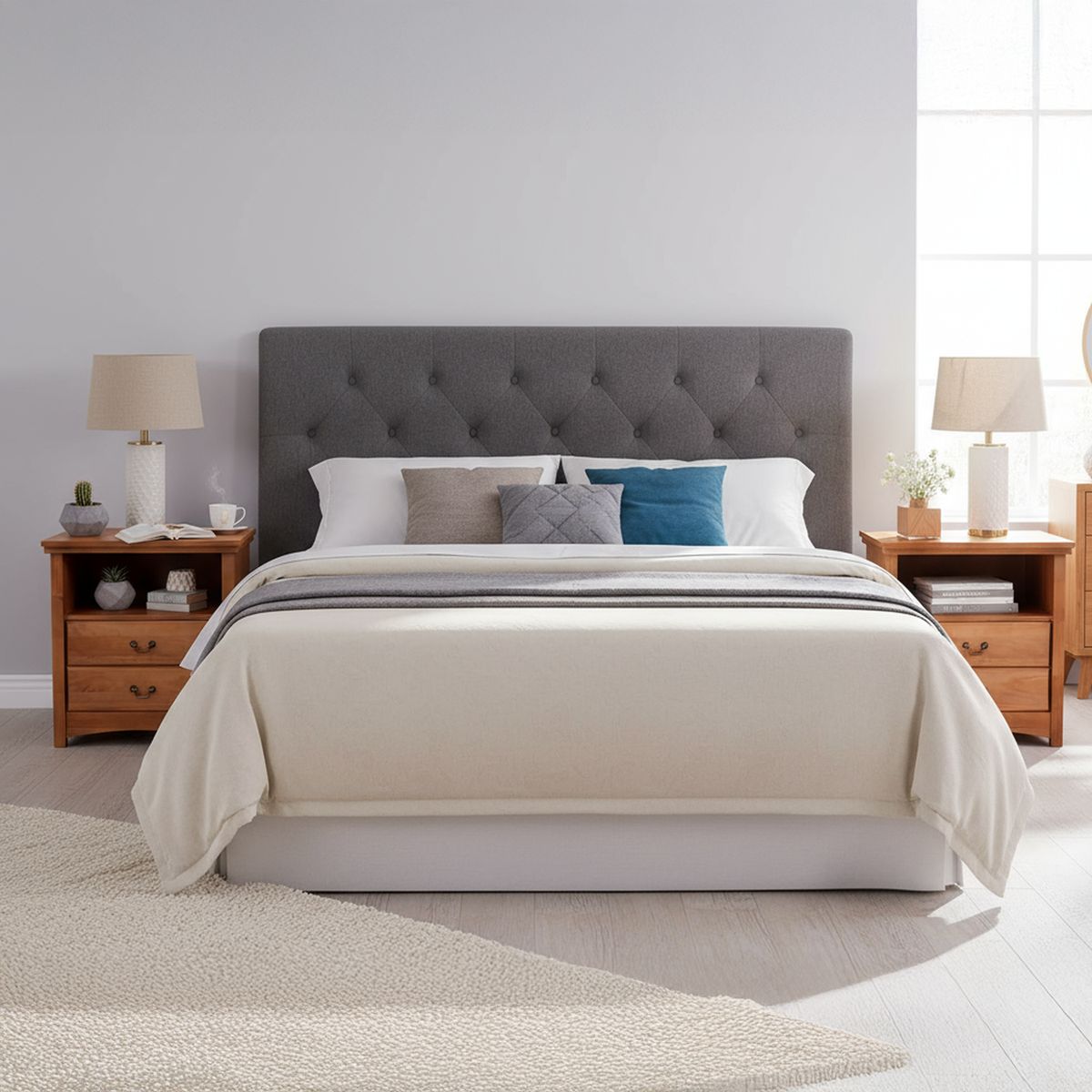 CIC - Respaldo + 2 velador king