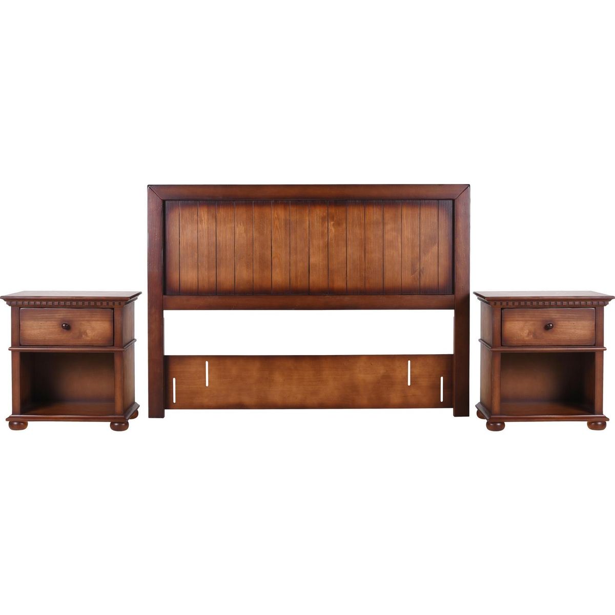 CIC - Respaldo + 2 velador 2 plazas