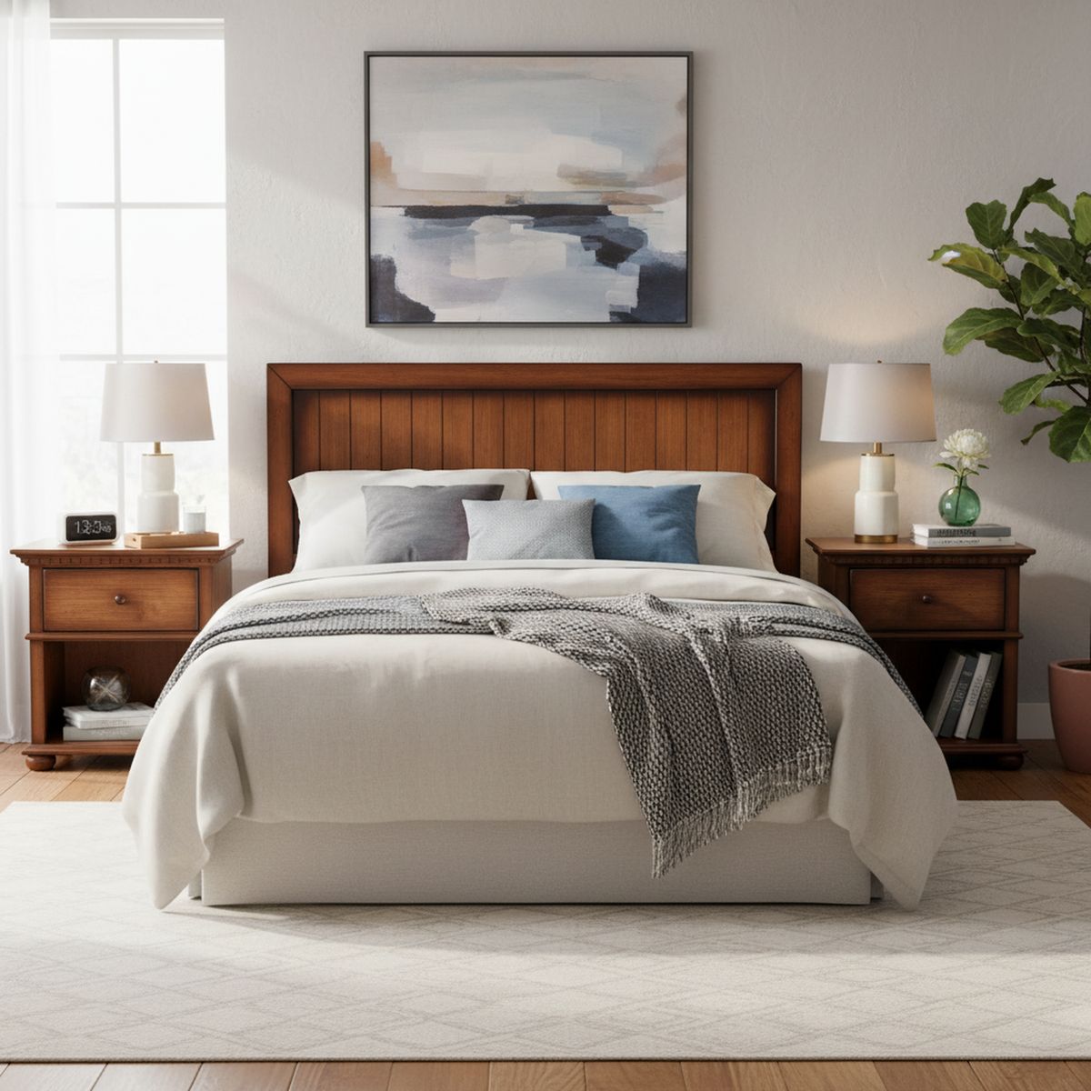 CIC - Respaldo + 2 velador king