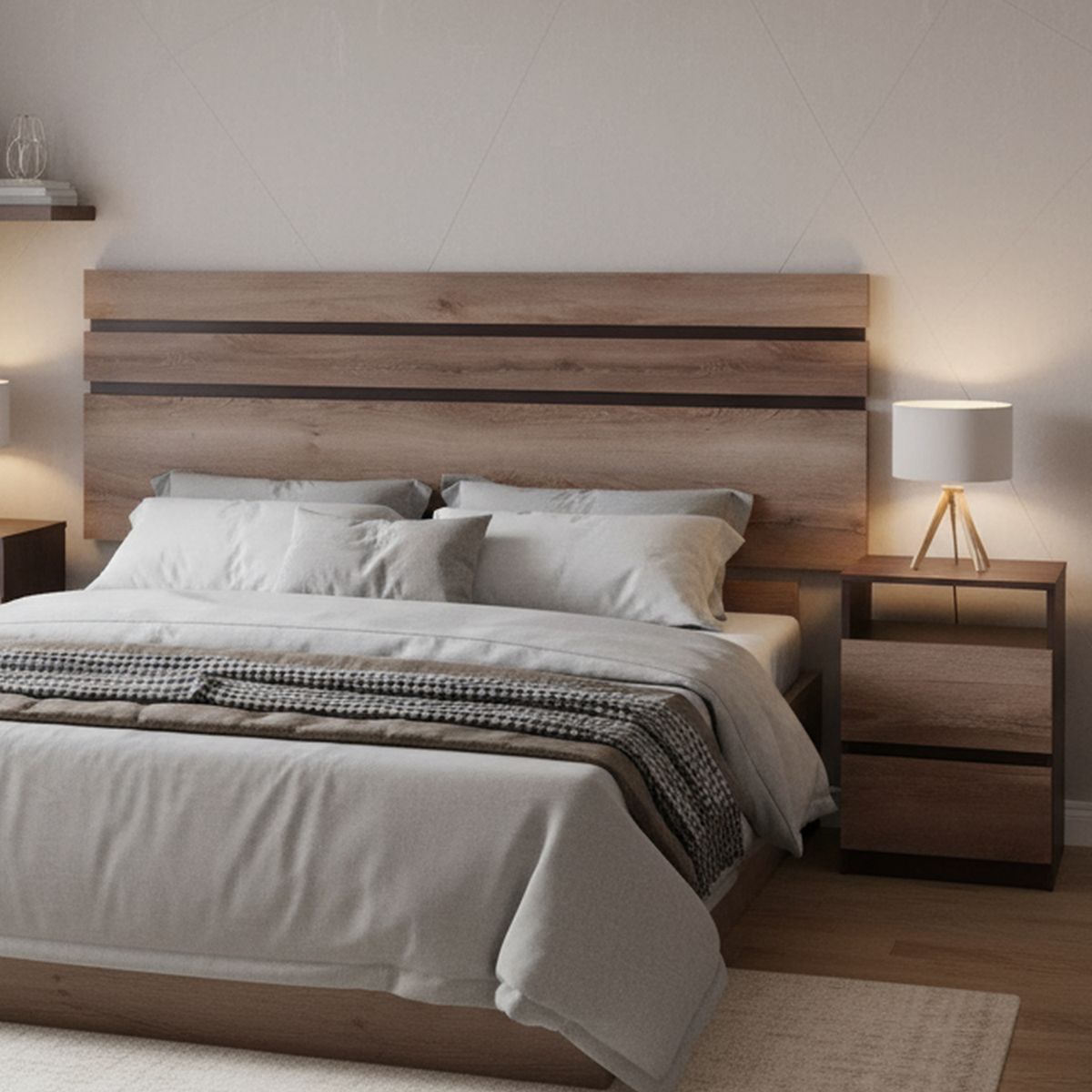 CIC - Respaldo + 2 velador king