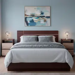 CIC - Respaldo + 2 velador 2 plazas