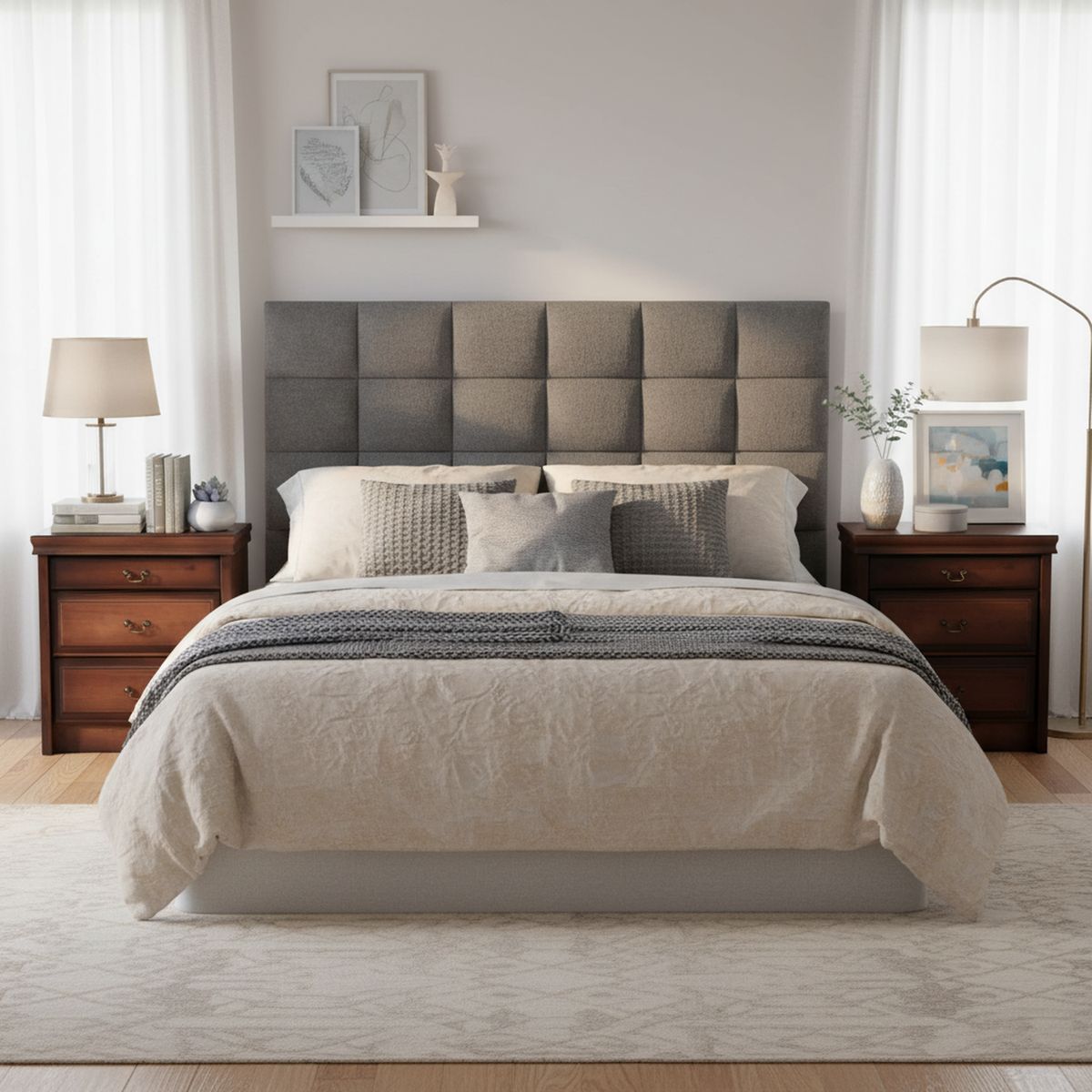 CIC - Respaldo + 2 velador super king