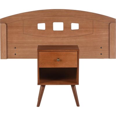 Imagen 2 del producto Respaldo + 1 velador 1.5 plazas