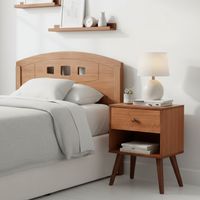 Respaldo + 1 velador 1.5 plazas