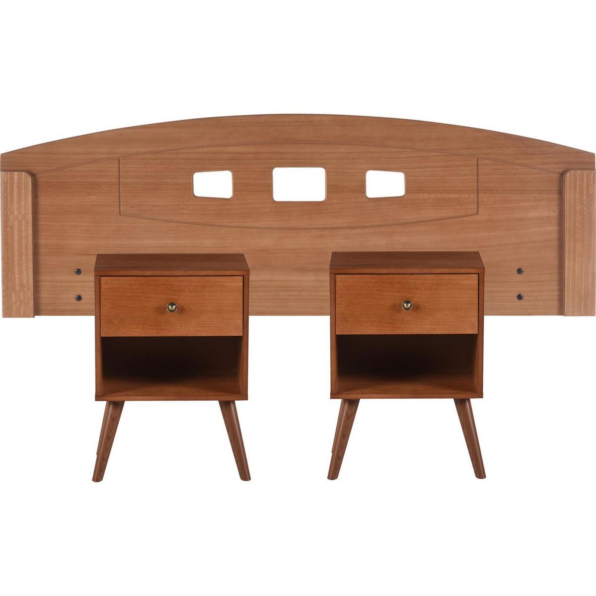 CIC - Respaldo + 2 velador 2 plazas