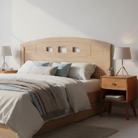 Respaldo + 2 velador 2 plazas