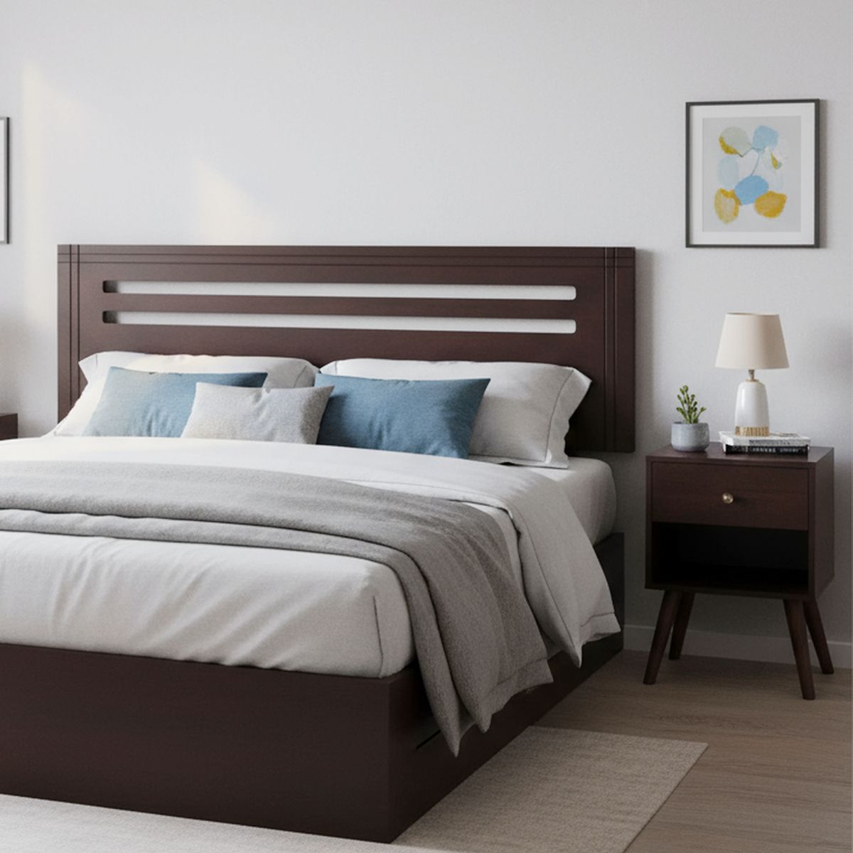 CIC - Respaldo + 2 velador 2 plazas