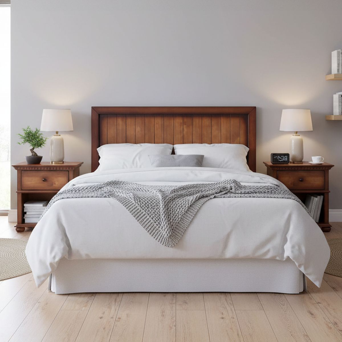 CIC - Respaldo + 2 velador super king