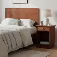 Respaldo + 1 velador 1.5 plazas