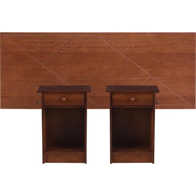 Imagen 2 del producto Respaldo + 2 velador 2 plazas