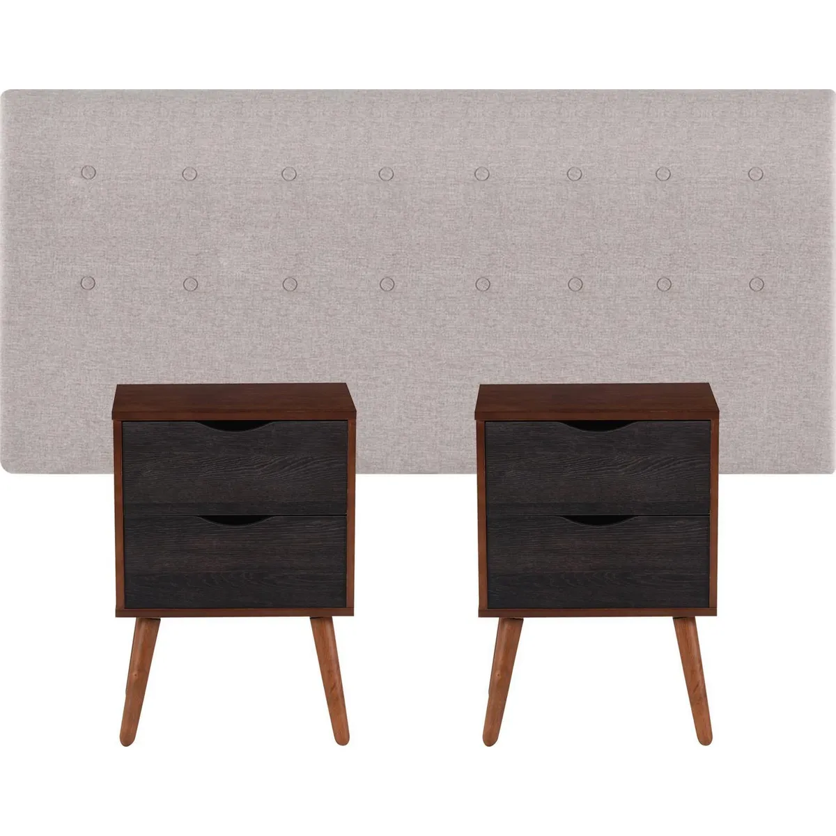 CIC - Respaldo + 2 velador king