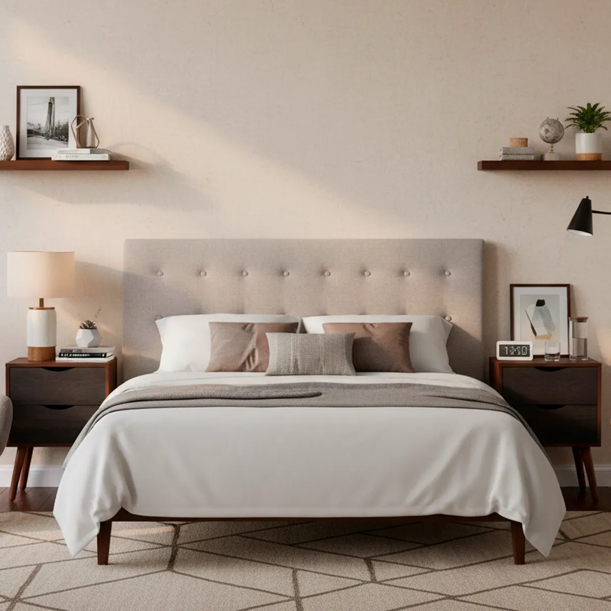 CIC - Respaldo + 2 velador king