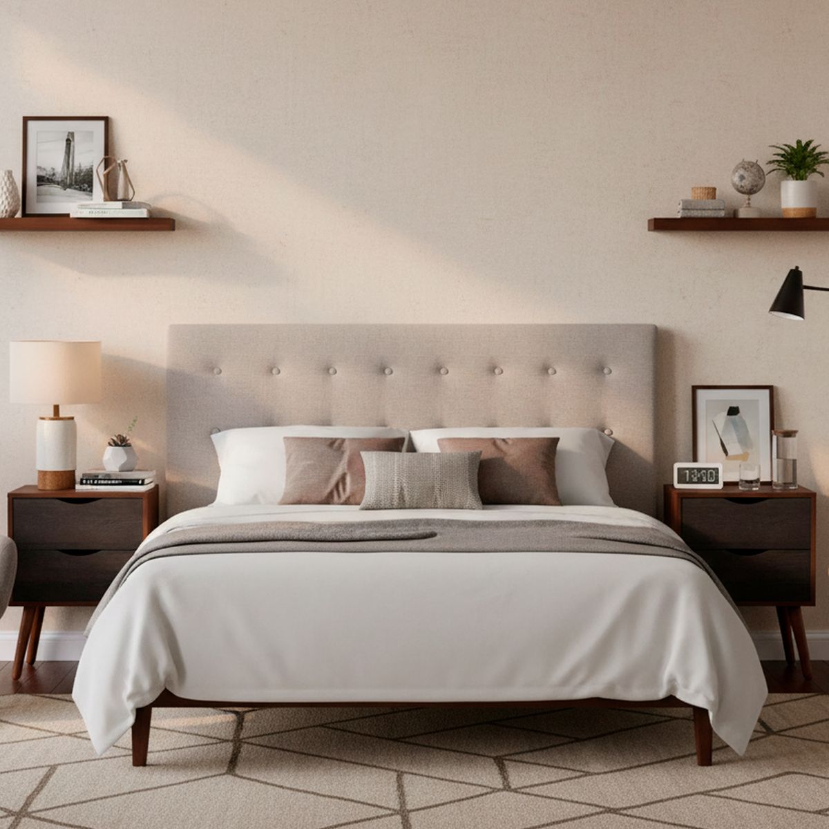 CIC - Respaldo + 2 velador king