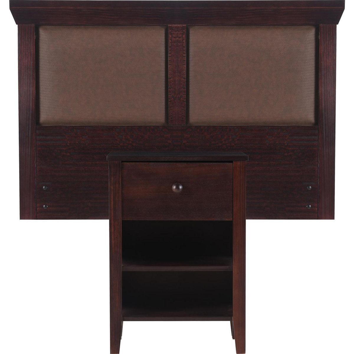 CIC - Respaldo + 1 velador 1.5 plazas