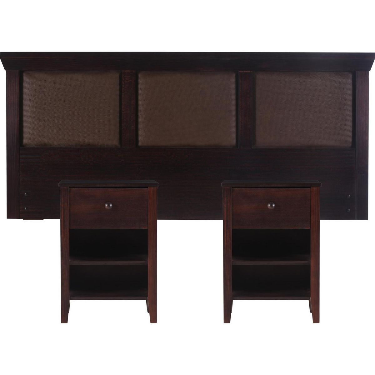 CIC - Respaldo + 2 velador 2 plazas