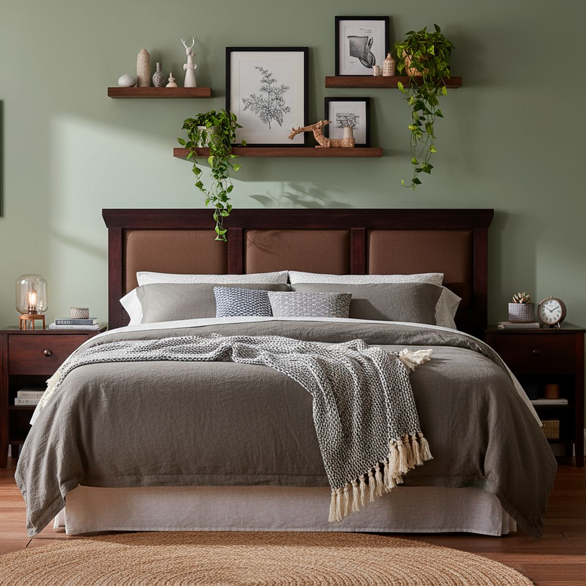 CIC - Respaldo + 2 velador 2 plazas