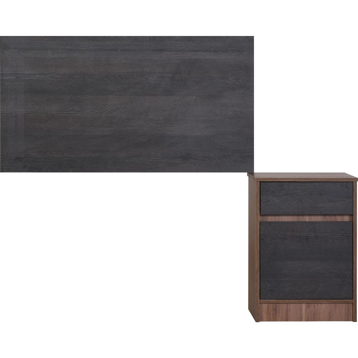 CIC - Respaldo + 1 velador 1.5 plazas