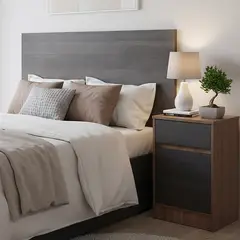 CIC - Respaldo + 1 velador 1.5 plazas