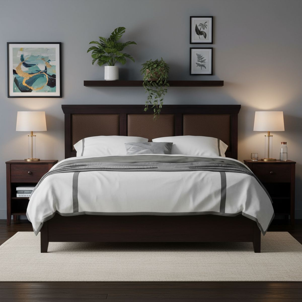 CIC - Respaldo + 2 velador king