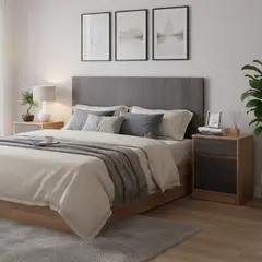 CIC - Respaldo + 2 velador 2 plazas