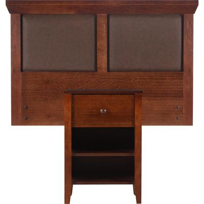 Imagen 2 del producto Respaldo + 1 velador 1.5 plazas