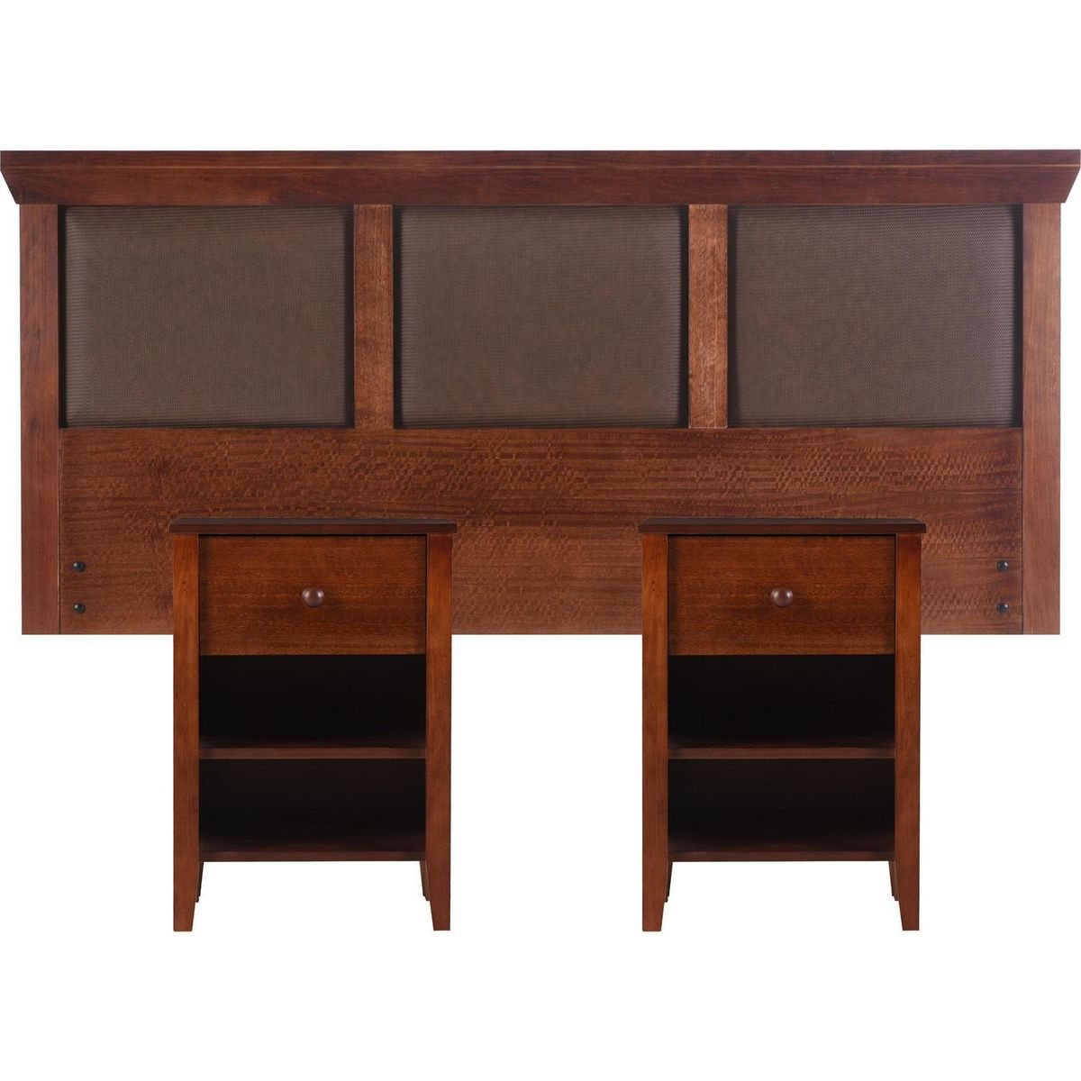 CIC - Respaldo + 2 velador 2 plazas