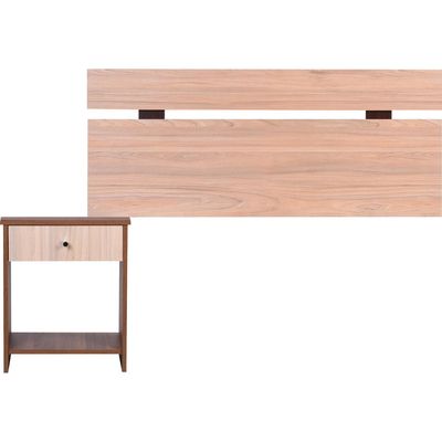 Imagen 2 del producto Respaldo + 1 velador 1.5 plazas