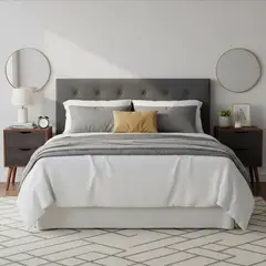 CIC - Respaldo + 2 velador 2 plazas