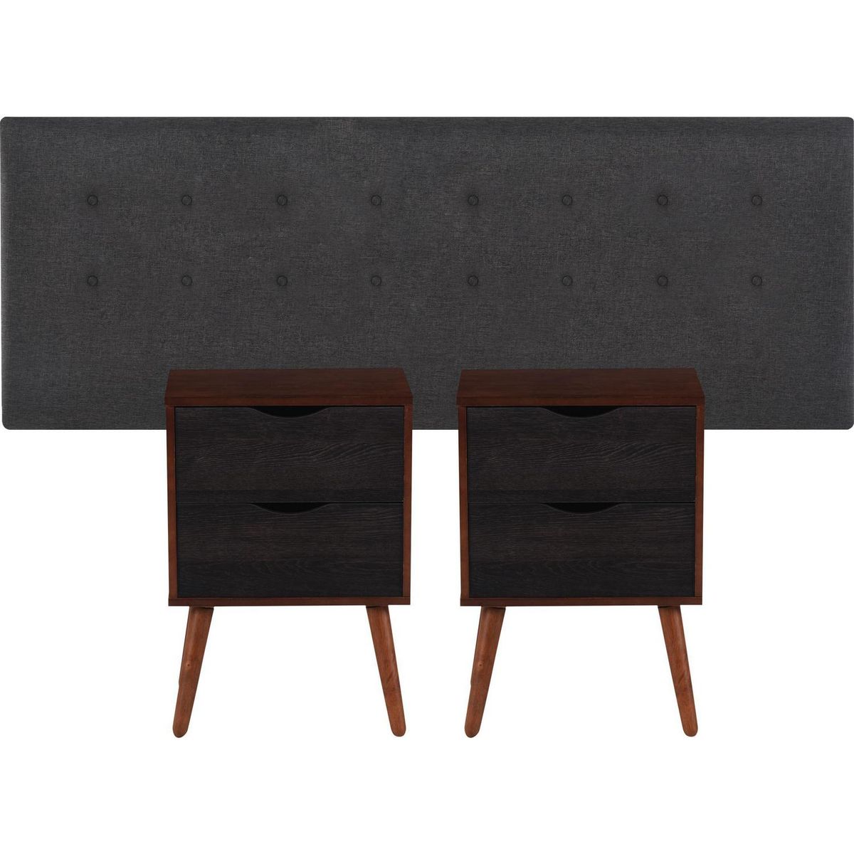 CIC - Respaldo + 2 velador king