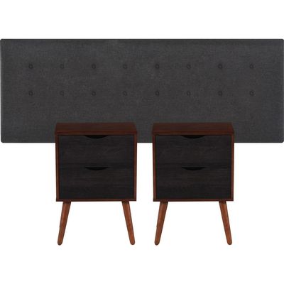 Imagen 2 del producto Respaldo + 2 velador king