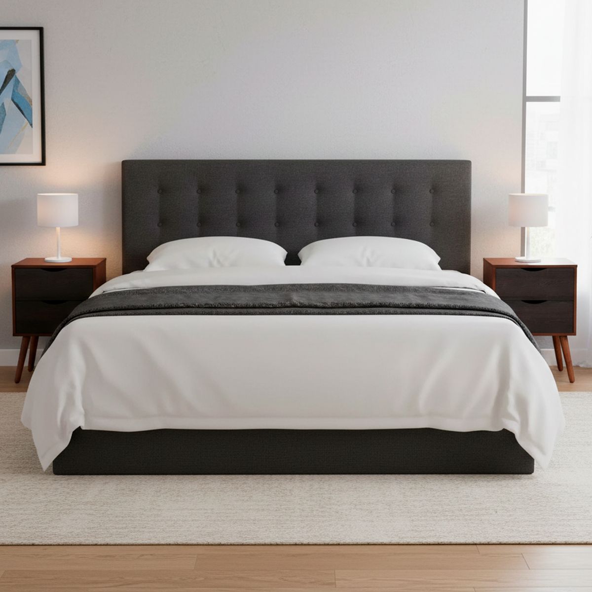 CIC - Respaldo + 2 velador king