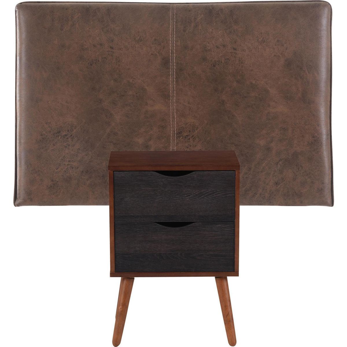 CIC - Respaldo + 1 velador 1.5 plazas