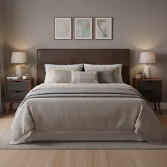 CIC - Respaldo + 2 velador 2 plazas