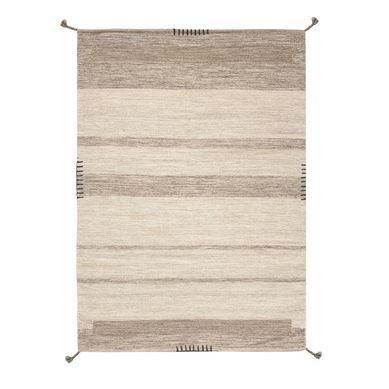 Alfombra Tribal 60x120 cm Natural/gris