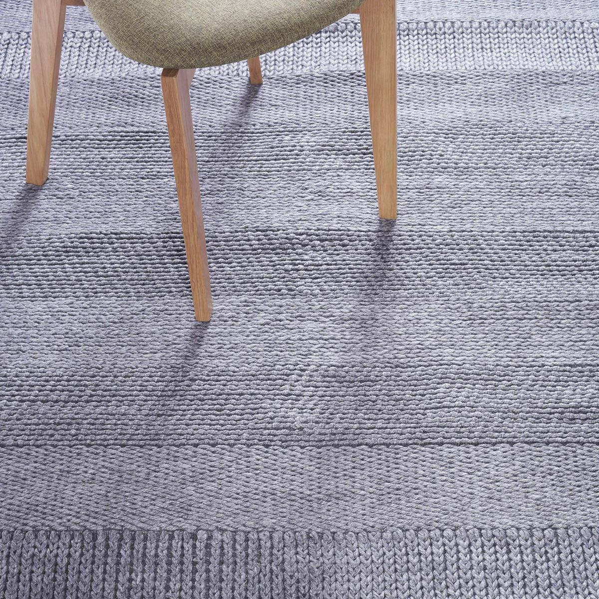 DIB - Alfombra Handwoven 160x230 cm Lana Gris