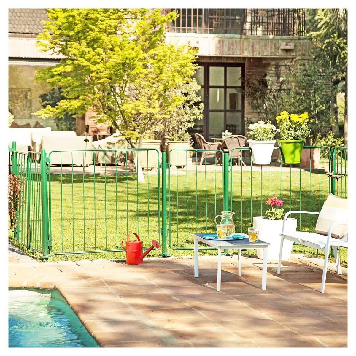 ERGO - Reja Modular Multiuso Metal 0.6x1 metros Verde