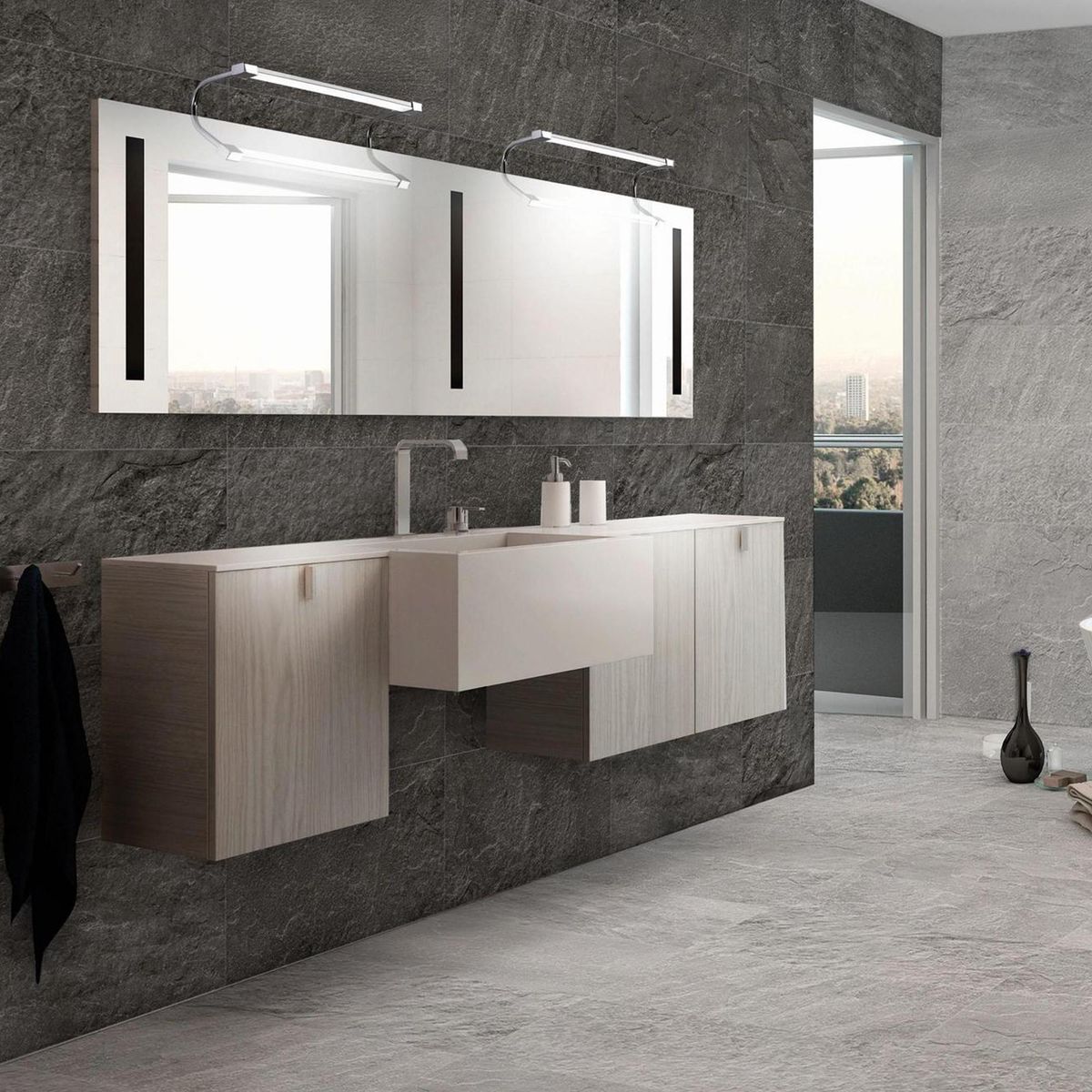 RALOSA - Porcelanato Agora Grafito 30x60 cm 1,44 m2